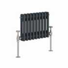 Heizmann 300X425Mm Traditional 2 Column Cast Iron Style Radiator Anthracite