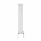 Heizmann 1500X290Mm Traditional 2 Column Cast Iron Style Radiator White