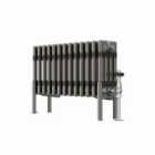 Heizmann 300X605Mm Traditional 4 Column Cast Iron Style Radiator Raw Metal