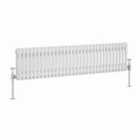 Heizmann 300X1460Mm Traditional 2 Column Cast Iron Style Radiator White