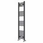 Heizmann 1400X300 Mm Straight Heated Towel Rail Radiator Anthracite