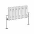 Heizmann 300X605Mm Traditional 2 Column Cast Iron Style Radiator White