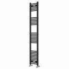 Heizmann 1800X300 Mm Straight Heated Towel Rail Radiator Black