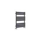 Heizmann 800X600 Mm Flat Panel Heated Towel Rail Radiator Anthracite