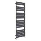 Heizmann 1800X600 Mm Flat Panel Heated Towel Rail Radiator Anthracite