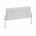 Heizmann 300X832Mm Traditional 3 Column Cast Iron Style Radiator White