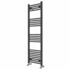 Heizmann 1400X400 Mm Straight Heated Towel Rail Radiator Anthracite