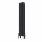 Heizmann 1500X290Mm Traditional 4 Column Cast Iron Style Radiator Anthracite