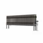 Heizmann 300X1192Mm Traditional 3 Column Cast Iron Style Radiator Raw Metal
