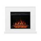 Be Modern 38'' Salehurst Ash White Wallmount Or Freestanding Electric Fireplace Complete With Rodwell Fire