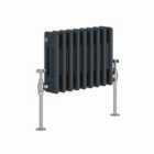 Heizmann 300X427Mm Traditional 3 Column Cast Iron Style Radiator Anthracite