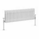 Heizmann 300X1012Mm Traditional 3 Column Cast Iron Style Radiator White