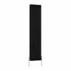 Heizmann 1800X472Mm Traditional 3 Column Cast Iron Style Radiator Black