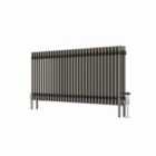 Heizmann 600X1462Mm Traditional 3 Column Cast Iron Style Radiator Raw Metal