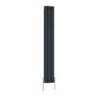 Heizmann 1800X292Mm Traditional 3 Column Cast Iron Style Radiator Anthracite