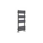 Heizmann 1000X450 Mm Flat Panel Heated Towel Rail Radiator Anthracite
