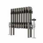 Heizmann 300X425Mm Traditional 2 Column Cast Iron Style Radiator Raw Metal