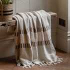 Crossland Grove Hammond Woven Throw Natural 1300X1700Mm