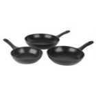 Salter Geo Hex Frying Pan 3 Piece Set