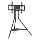AVF Tiga Freestanding Metal TV Tripod for TVs 32-65" - Black