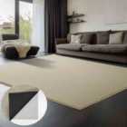 VOUNOT Living Room Rug Ultra Soft Shaggy Area Rug 160x230cm Beige