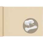 VOUNOT Balcony Privacy Screen, 90x600cm Balcony Cover, Beige