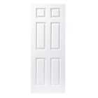 Wickes Lincoln White Grained Moulded 6 Panel FD30 Internal Fire Door - 1981 x 762mm