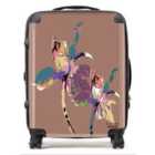 Claire Louise Flora Pop Mocha Mousse Iris Suitcase Large