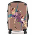 Claire Louise Flora Pop Mocha Mousse Iris Suitcase Small