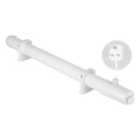 TCP 120W 2Ft White Tube Heater With Built-in Thermostat, Ideal For Greenhouses, Garages, Sheds, Conservatories & Utility Rooms