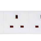 Geepas 3 Gang Extension Lead, 1M Cable