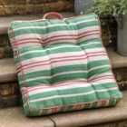 Crossland Grove Durham Stripe Woven Floor Cush Apricot 580X580X100Mm