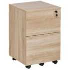 Beliani Storage Unit JOHNSON Light Brown