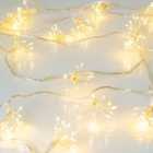 Robert Dyas 300 Warm White Copper LED Fireworks Chasing Lights