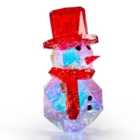 The Christmas Workshop Snowman Iridescent Light 74229