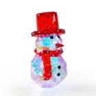 The Christmas Workshop Snowman Iridescent Light 74219