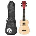 Encore UKulele & Carry Bag - Natural