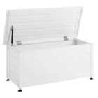 Beliani Storage Box Campalto Metal 113/50cm White