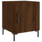vidaXL Sink Cabinet with Built-in Basin Smoked Oak Engineered Wood