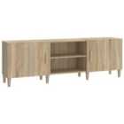 vidaXL Desk Grey Sonoma 100x50x76 cm Engineered Wood