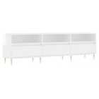 vidaXL 4 Piece TV Cabinet Set White Engineered Wood