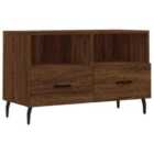 vidaXL TV Cabinet 100x33x46 cm Solid Wood Mango&Engineered Wood