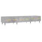vidaXL TV Cabinet Grey Sonoma 100x35x45 cm Engineered Wood
