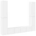 vidaXL Wall TV Cabinet Sonoma Oak 120x23.5x90 cm Engineered Wood