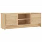 vidaXL 5 Piece TV Cabinet Set Black Engineered Wood
