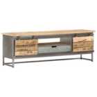 vidaXL TV Cabinet Black 150x36x30 cm Engineered Wood