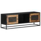 vidaXL 3 Piece TV Cabinet Set Smoked Oak Engineered Wood