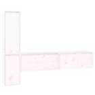 vidaXL 3 Piece TV Cabinet Set Concrete Grey Engineered Wood