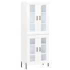 vidaXL Coffee Table Black 40x40x42 cm Engineered Wood