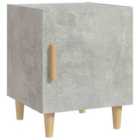 vidaXL Highboard Concrete Grey 34.5x34x180 cm Engineered Wood